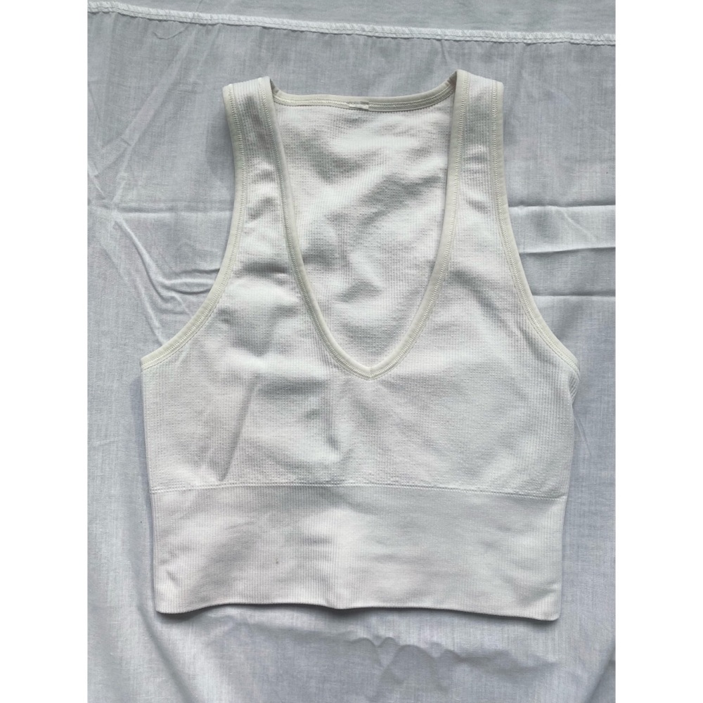 Athleta, size XS, white crop top